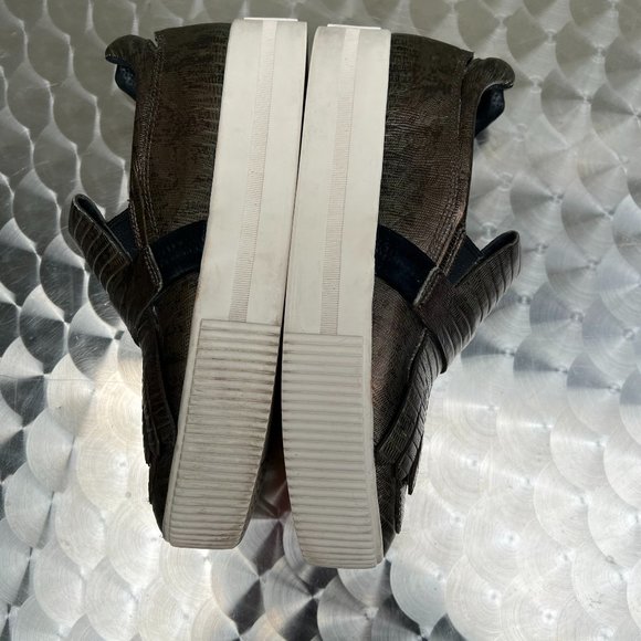 Bronze Ash platform loafers US 6.5 Eu 37 - Picture 4 of 4